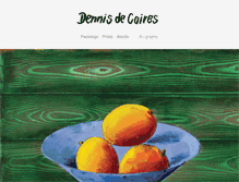 Tablet Screenshot of dennisdecaires.com